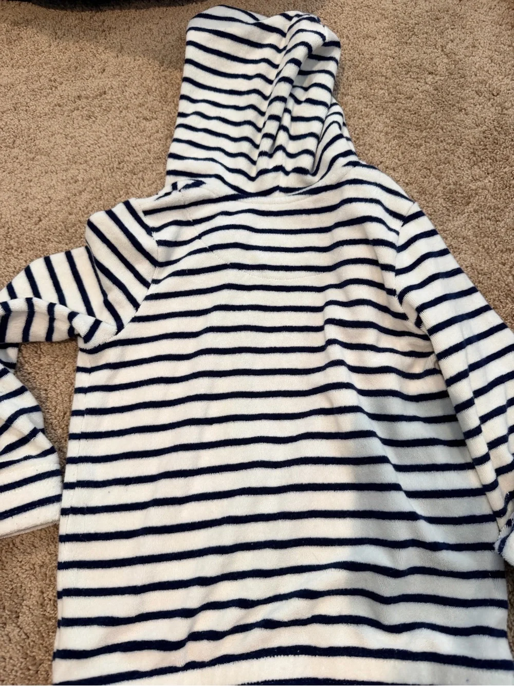Mini Boden toweling hoodies and shorts matching set